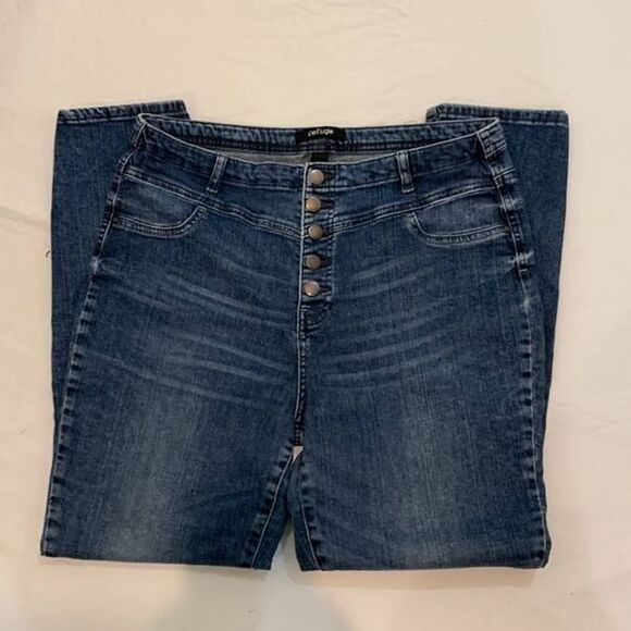 Refuge 5 button jeans size 16 - Picture 4 of 6
